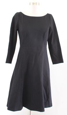 j crew fit and flare sheath dress in stretch ponte J. Crew Fit & Flare Sheath Dress In Stretch Ponte Black 3/4 Sleeve Size 6