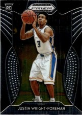 2019-20 Panini Prizm Draft Picks Basketball Card Justin Wright-Foreman Rookie