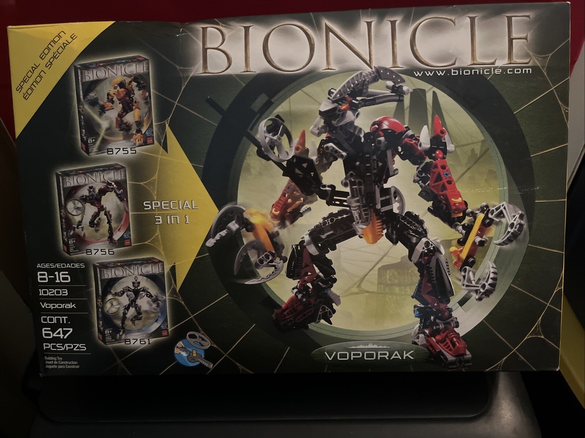 LEGO BIONICLE Voporak 10203 - 8755 8756 8761 Sidorak Keetongu