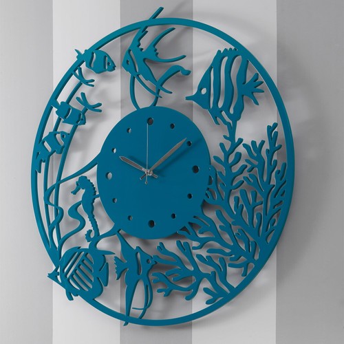 OROLOGIO DA PARETE NUMERI ROMANI IN LEGNO CON LANCETTE A BATTERIA DESIGN  80x80cm | eBay