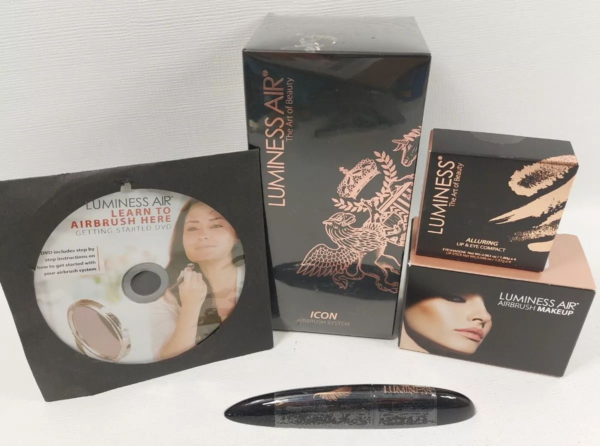 NEW Luminess Air Icon Airbrush Makeup System Starter Kit w Compact Mascara