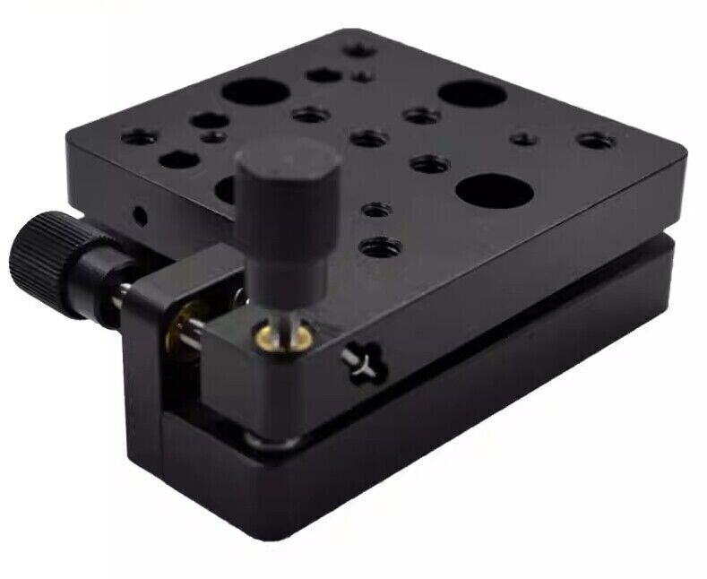 Optical Manual Dual Axis Tilting Table Precision Angle Displacement Stage New