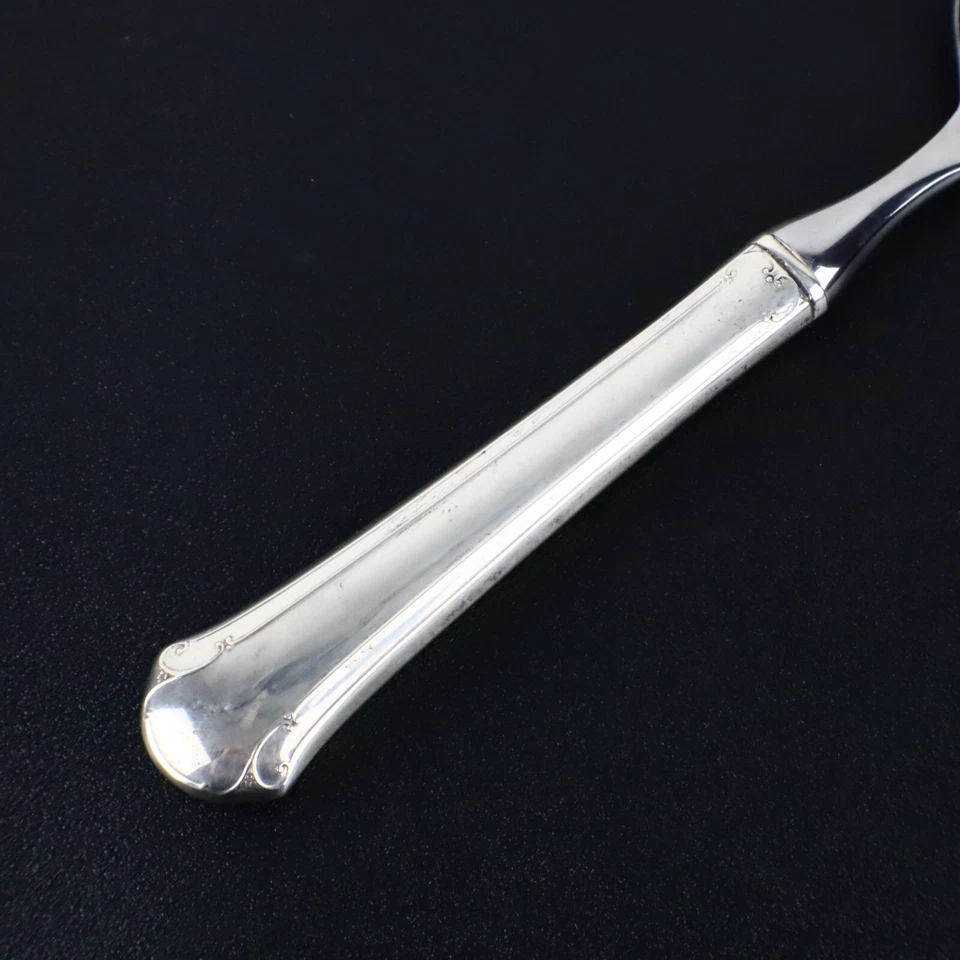 Chippendale Towle Sterling Rice Spoon Stainless Bowl Scalloped 9-7/8" - Image 4 of 4