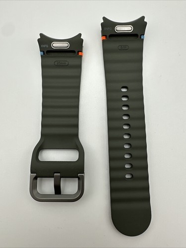 Bracelet sport Samsung Galaxy Watch 7 S/M 20 mm vert en un clic NEUF ORIGINAL - Photo 2 sur 2