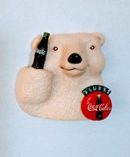 Vintage Always Coca Cola Polar Bear Refrigerator Magnet Soda Mini Coke Bottle