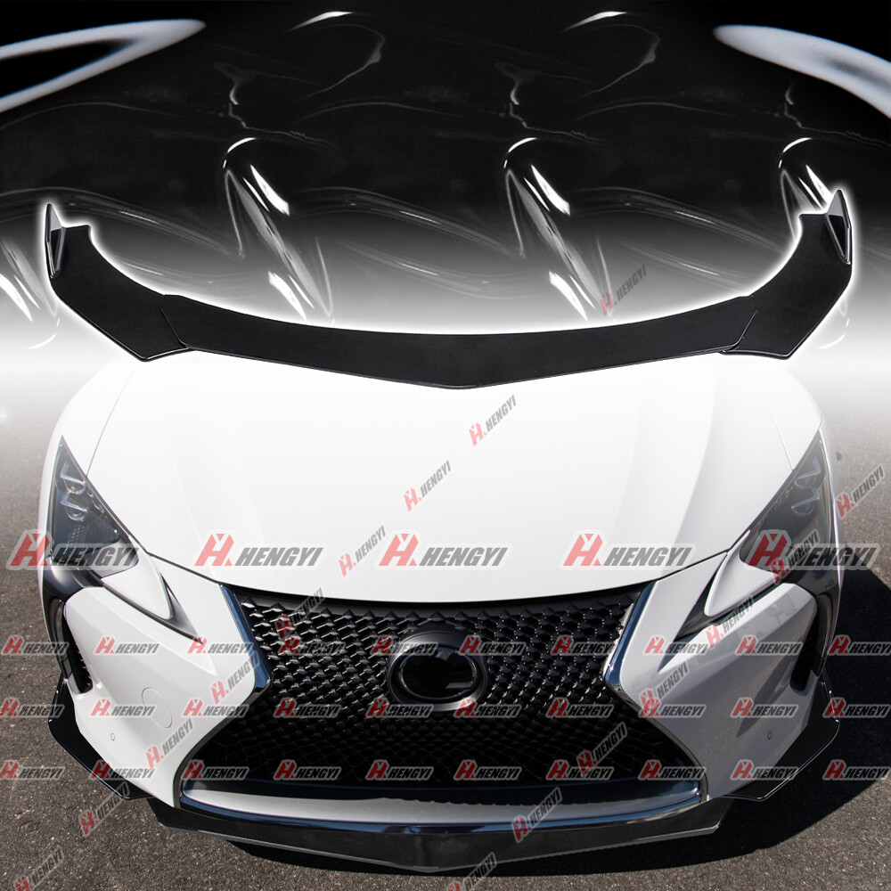 V-Style Gloss Black Front Bumper Lip For Lexus LC500 LC500h RC350