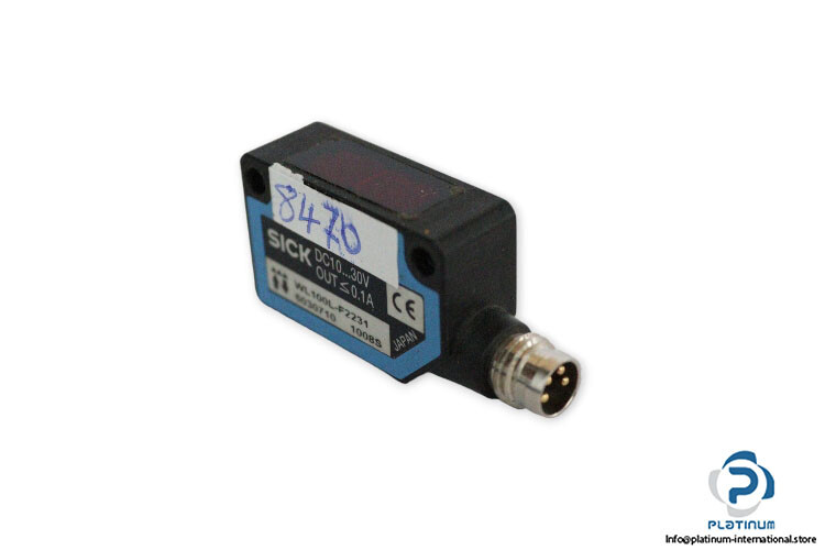 Sick WS/WE100-2P4439 SICK PHOTOELECTRIC SENSOR, THROUGH-BEAM, 33M RANGE, PNP LO DO, M8 4 PIN