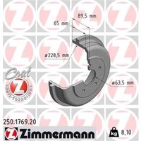 2X Zimmermann Bremstrommel 250.1769.20