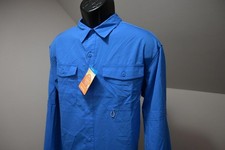 Columbia PFG Vented Fishing Shirt Omni-Shade Blue Long Sleeve Mens Sz Large NWT