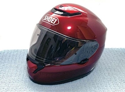SHOEI QWEST Full Face Helmet L 59cm Wine Red Clean Used Touring Japan Free Ship