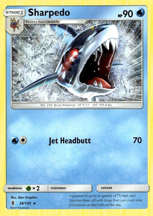 SM - Guardians Rising #28/145 Sharpedo