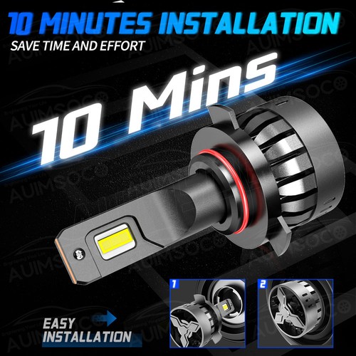 9005 H11 H11 LED Headlight High Low Beam + Fog Light Bulbs Combo Kit 6000K White - 第 8/20 張圖片