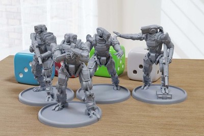 Roadrunner Bob - 3D Printed - Cyberpunk / Sci-Fi - Tabletop Miniature Wargaming
