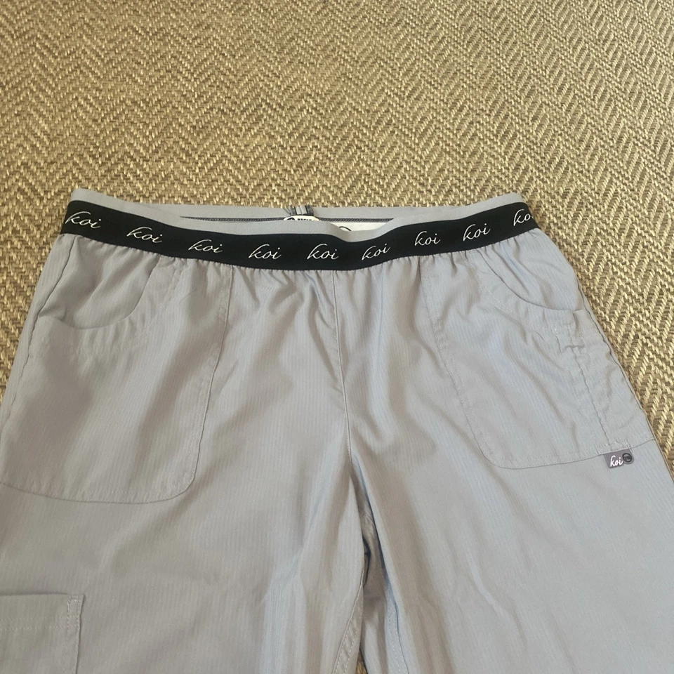 Брюки Koi Lite женские размер XL Reg скраб приталенные #720-R серые механические эластичные - Изображение 2 из 4