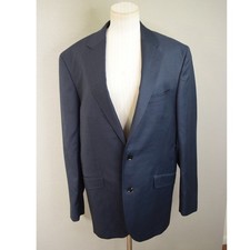 Ted Baker London Jones Wool Blazer Jacket Mens 42 L Blue Two Button