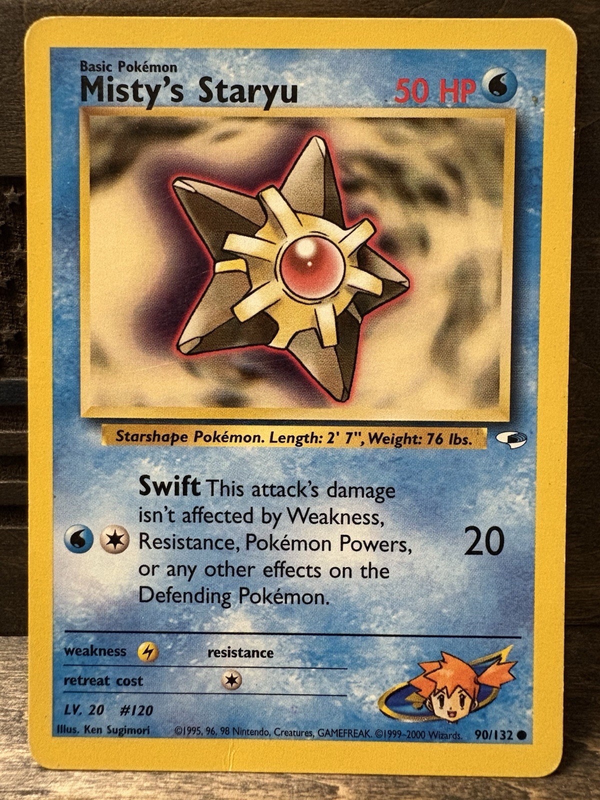 Misty's Staryu 090/132 Gym Heroes Regular