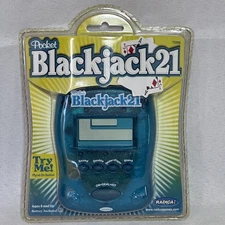 NEW - Radica Pocket Blackjack 21 Electric Handheld Card Game