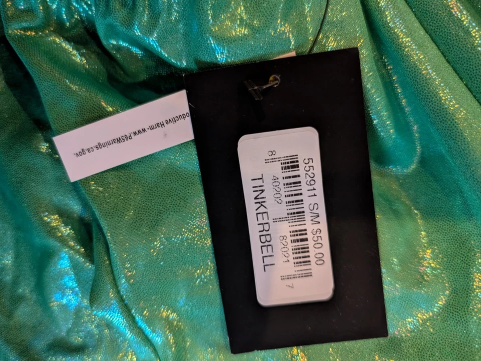 Forplay "Tink About Me" Sexy Tinkerbell Fairy Costume Womens Sz S/M Incomplete  - Image 4 of 4