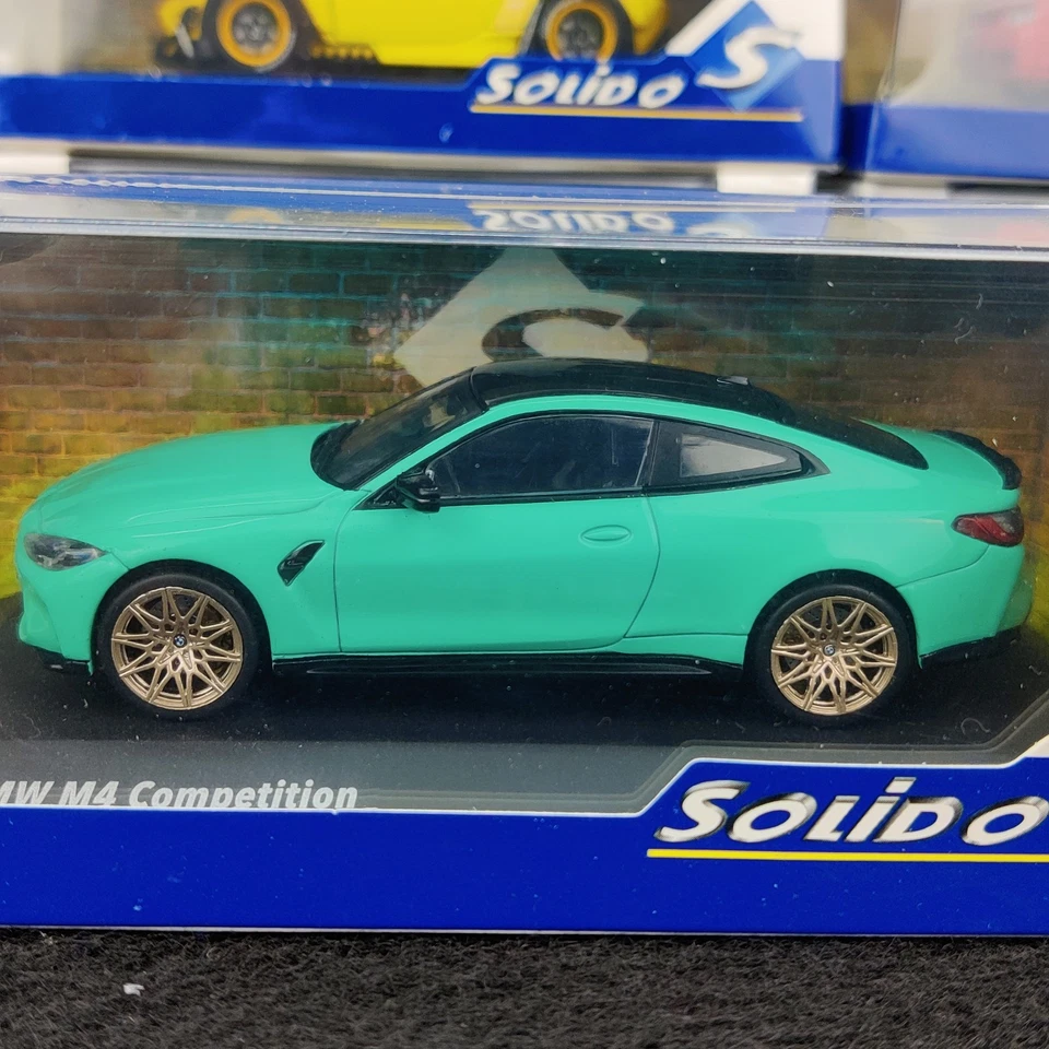 VOITURE SOLIDO BMW M4 (G82) COMPETITION MINT GREEN 1:43 NEUF BOITE S4316002 - Photo 2/4