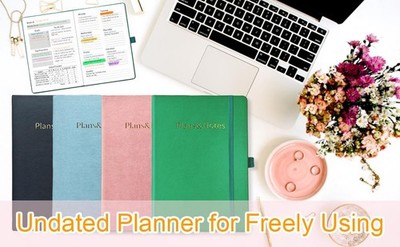YOJO 2025 A5 Weekly Planner with Goal & Habit Tracker Pink