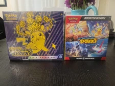 Pokemon TCG Scarlet & Violet Surging Sparks Elite Trainer Box and Booster Bundle