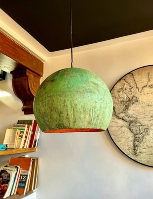 Handcrafted Copper Kitchen Island,Light Fixture ,Rustic Copper Pendant Light Ind
