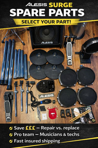 Alesis Surge Mesh Heads & Drum Kit Ersatzteile | Snare Tom Crash Choke Becken