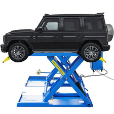 6600lbs 110v Mid-rise Scissors Car Lift Portable Electric Hydraulic Vehicle Lift