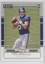 2017 Panini Playoff Rookies Kick Off 172/299 Davis Webb #206 7l6