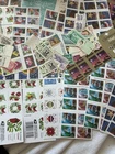 Vintage lot of US stamps discount postage Face Value FV $900 xmas sheets