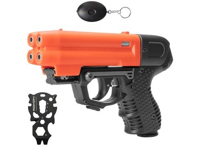 Pfefferspray Jet Protector JPX6 Tierabwehrgerät+Multitool+Notalarm -TOP AKTION-