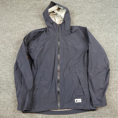 Mountain Equipment Company VarioShell Jacket Mens Medium Blue Hooded Full Zip