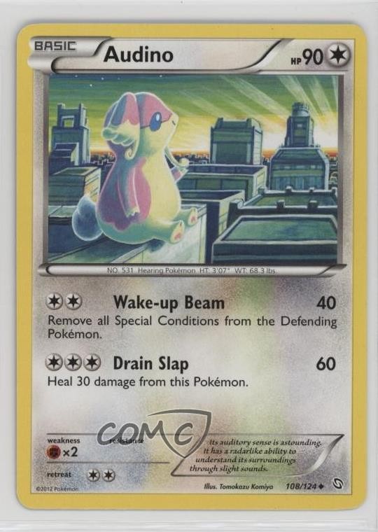 Audino Pokémon Black & White Dragons Exalted #108