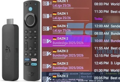 Amazon Fire TV Stick 4K Max Ultra HD Media Streamer - Schwarz