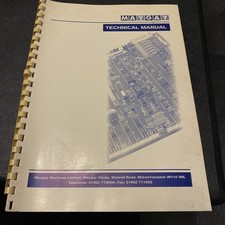 Maygay UK APOLLO TECHNICAL Manual MAT000488 ISSUE A