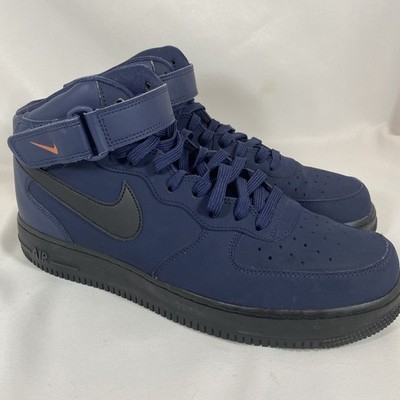 Nike Air Force 1 Mid 07 Obsidian Blue Dusty Peach Black BQ4592-400 Men Size 11.5