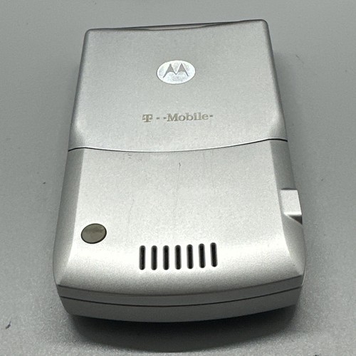 Motorola RAZR V3 Silver Flip Phone – T-Mobile – w/ Case – Tested – No Cable - Zdjęcie 4 z 11