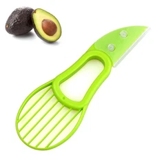 3-In-1 Avocado Slicer & Seeder Fruit Cutter Corer Mango Kitchen Gadgets Cooking