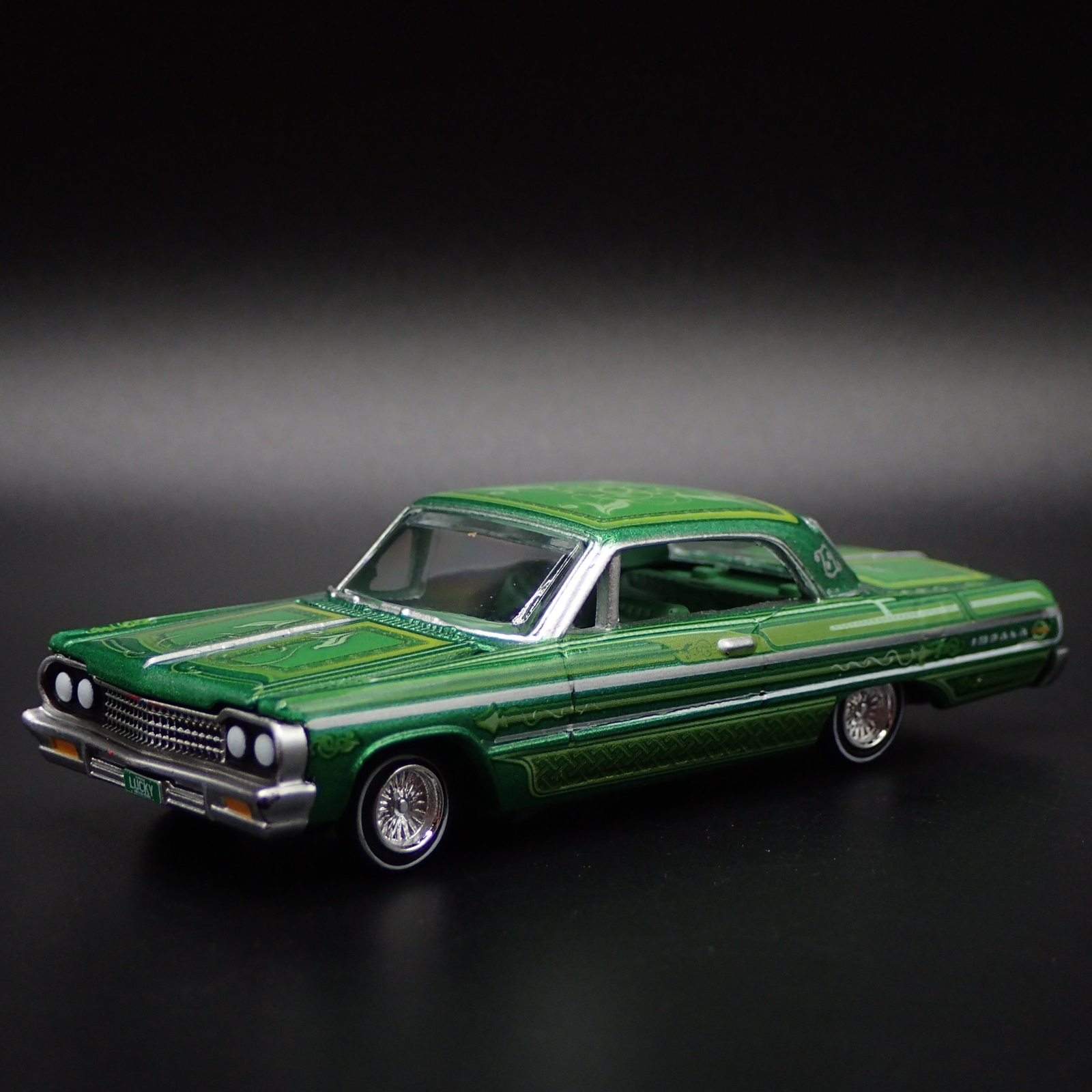 1964 64 CHEVY CHEVROLET IMPALA LOWRIDER 1:64 SCALE DIORAMA DIECAST ...