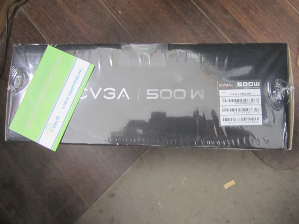 100-W1-0500-KR  - EVGA 500W, 80+ Standard Power Supply,  ATX Power Supply - Image 2 of 4