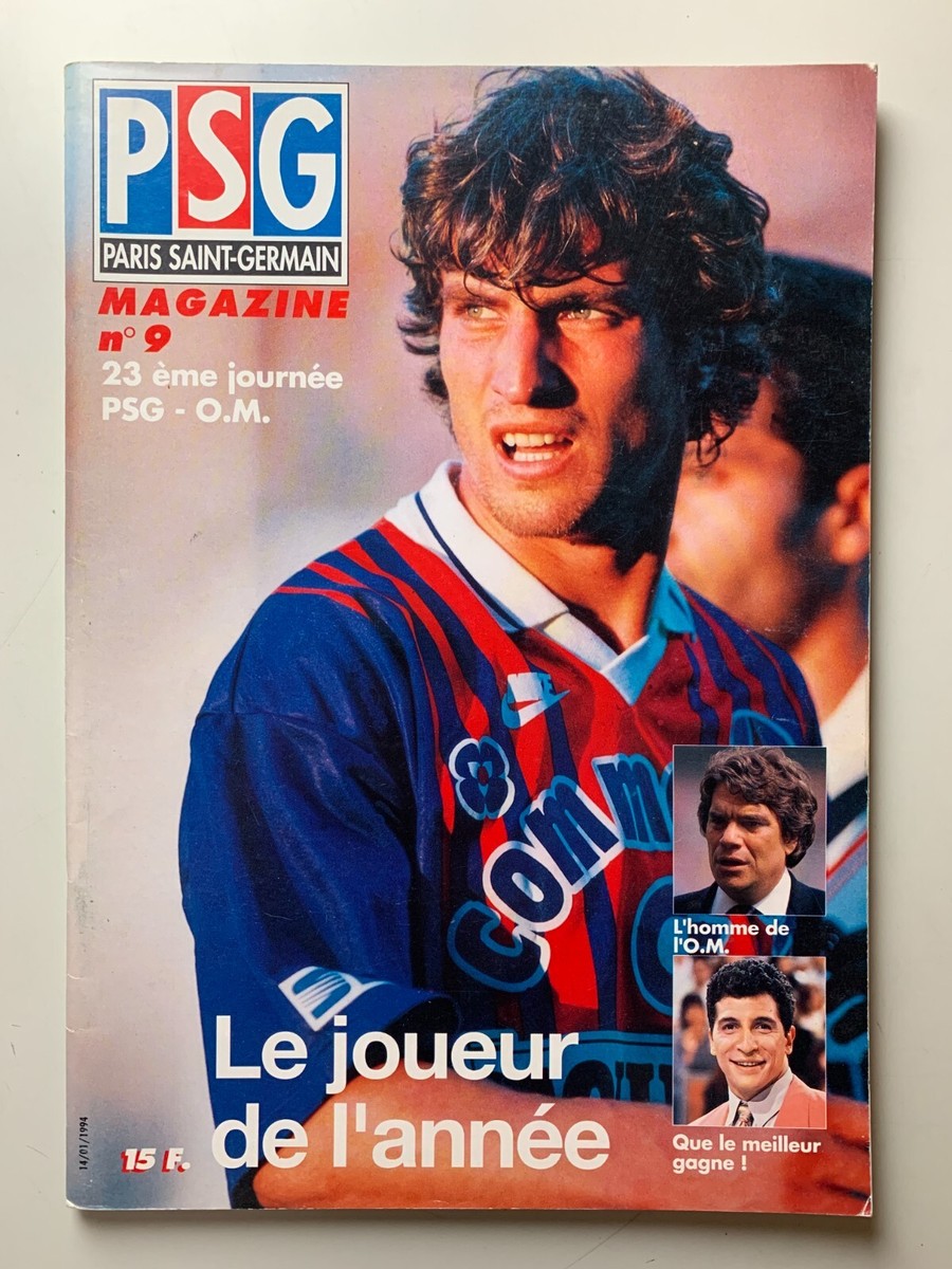 Magazine Onze Mondial N°68 Septembre 1994 - PSG Ginola - Vintage Football