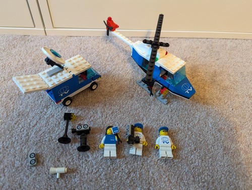 Lego Crisis News Crew Set #6553 100% Complete 1997 City - Picture 2 of 5