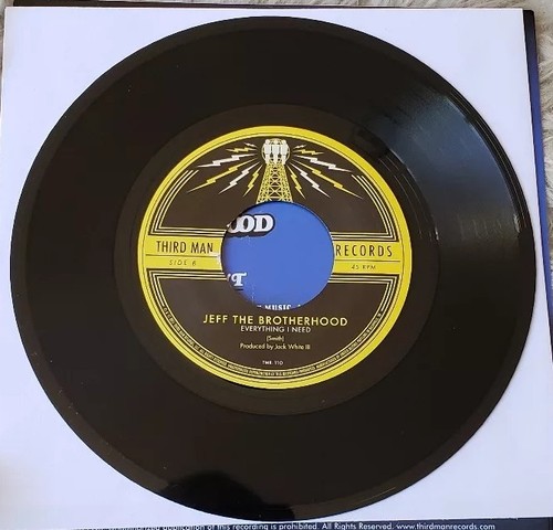 JEFF THE BROTHERHOOD 7" 45 THE BLUE SERIES JACK WHITES THIRD MAN RECORDS TMR110! - Picture 7 of 9
