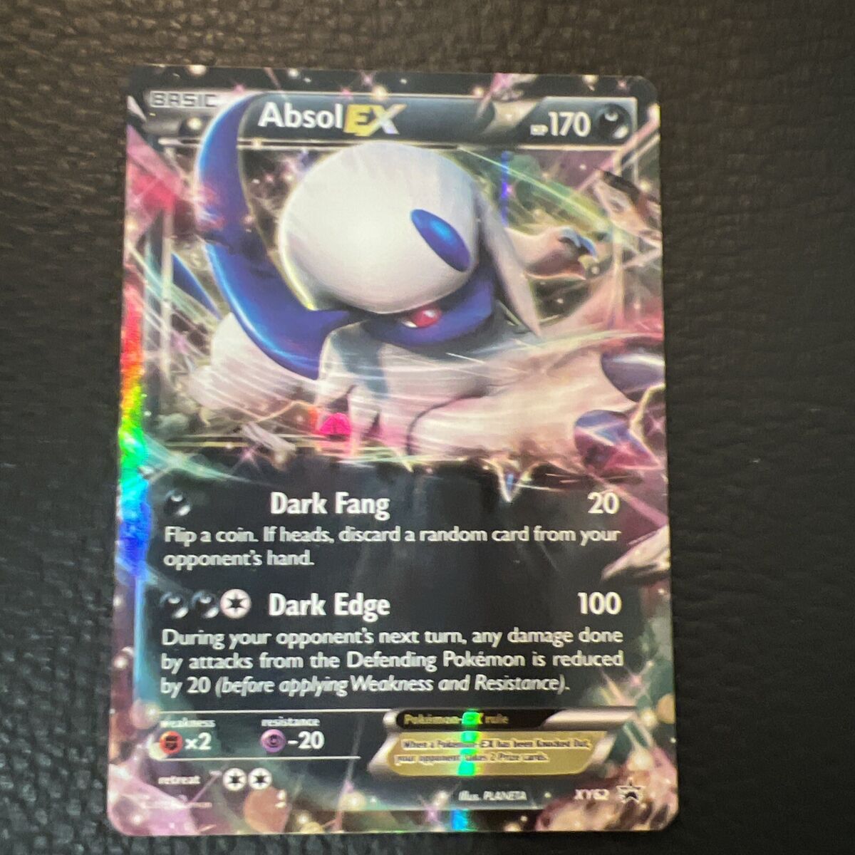 Absol EX XY62 Black Star Promo XY Ultra Rare Holo Pokémon Absol EX XY62 Black Star Promo XY Ultra Rare Holo Pokémon