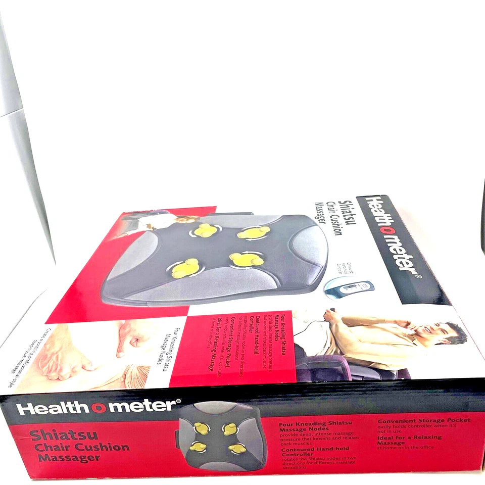 Cojín de silla mensajero Shiatsu Health O Meter Foto 3 de 4