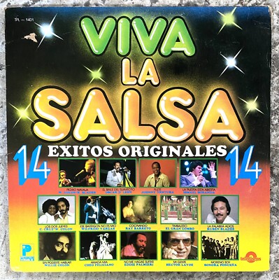 VIVA LA SALSA 14 EXITOS WILLIE COLON RAY BARRETO CELIA CRUZ OSCAR D'LEON VG++