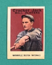 1993 Cracker Jacks Reprints Baseball Walter Maranville Boston Nationals #20