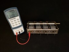 Large Vintage 4 Gang Air Variable Capacitor 24 - 340pF Ham Amateur Radio -TESTED