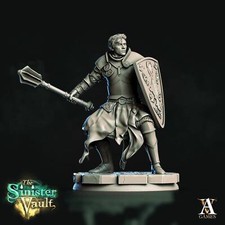 Gharl the Cleric - v02 DnD Miniatures Tabletop Gaming Miniature