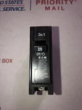 Eaton/Cutler-Hammer BR120 Circuit Breaker 1 Pole 20 Amp Type C120